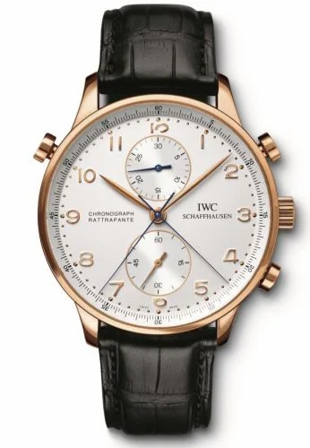 IWC Portugieser Chrono-Rattrapante Rose Gold / Silver IW3712-04 (3712-04, IW371204)
